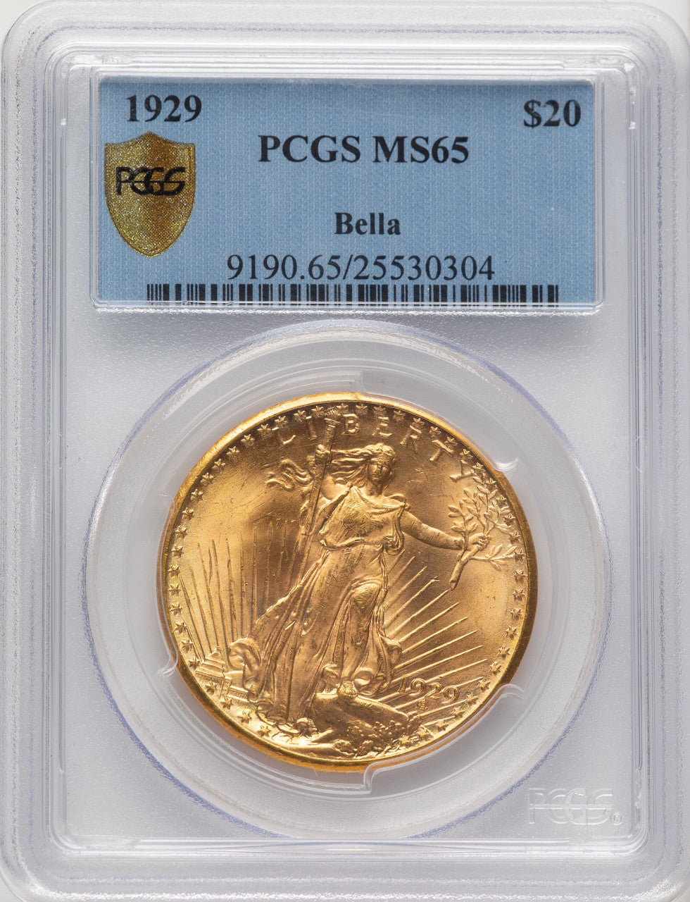 1929 $20 Saint-Gaudens Double Eagle PCGS MS65 (775858020)
