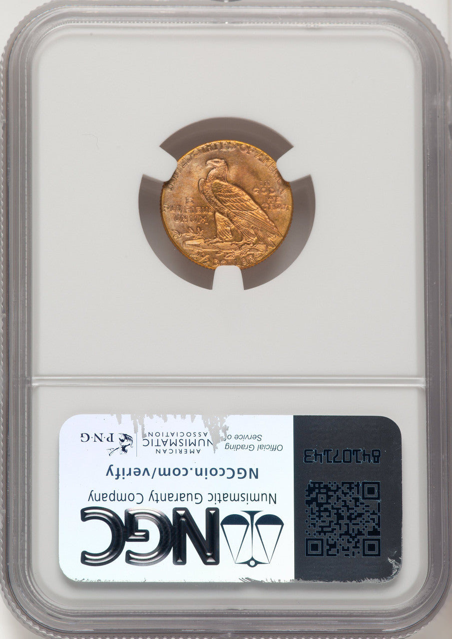 1909 $2.50 Indian Quarter Eagle NGC MS65 (507051055)