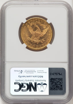 1881-S $10 Liberty Eagle NGC MS63 (572243064)