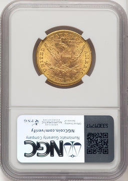 1886-S $10 Liberty Eagle NGC MS63 (572239002)
