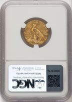1908 $5 Indian Indian Half Eagle NGC MS63 (572251138)