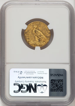 1908 $5 Indian Indian Half Eagle NGC MS63 (572251139)