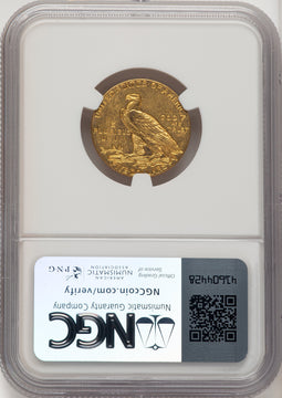 1908-D $5 Indian Half Eagle NGC MS62 (572251148)
