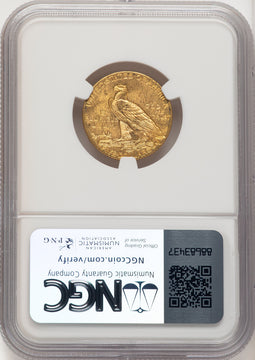 1908 $5 Indian Indian Half Eagle NGC MS63 (572251149)