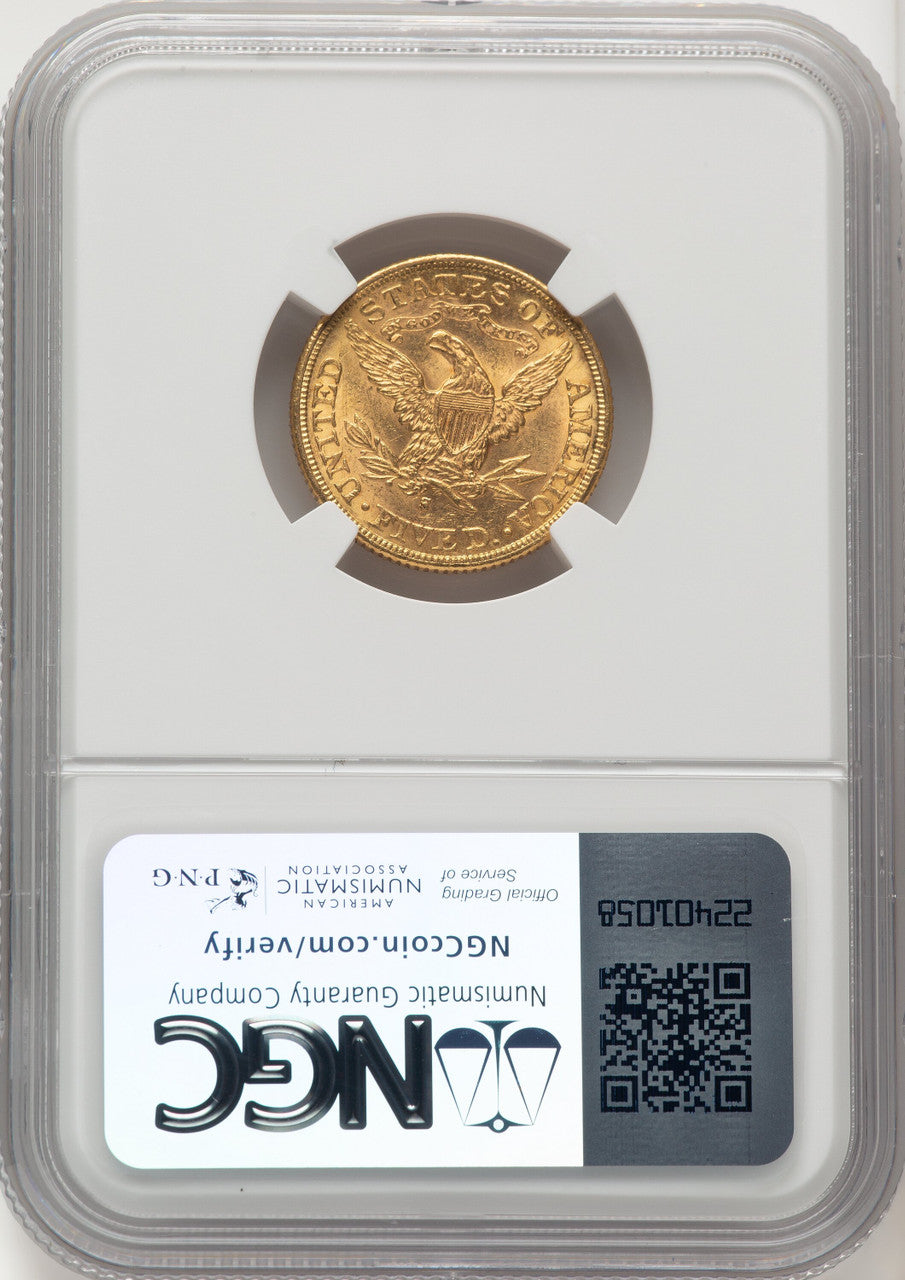 1899-S $5 Liberty Half Eagle NGC MS62