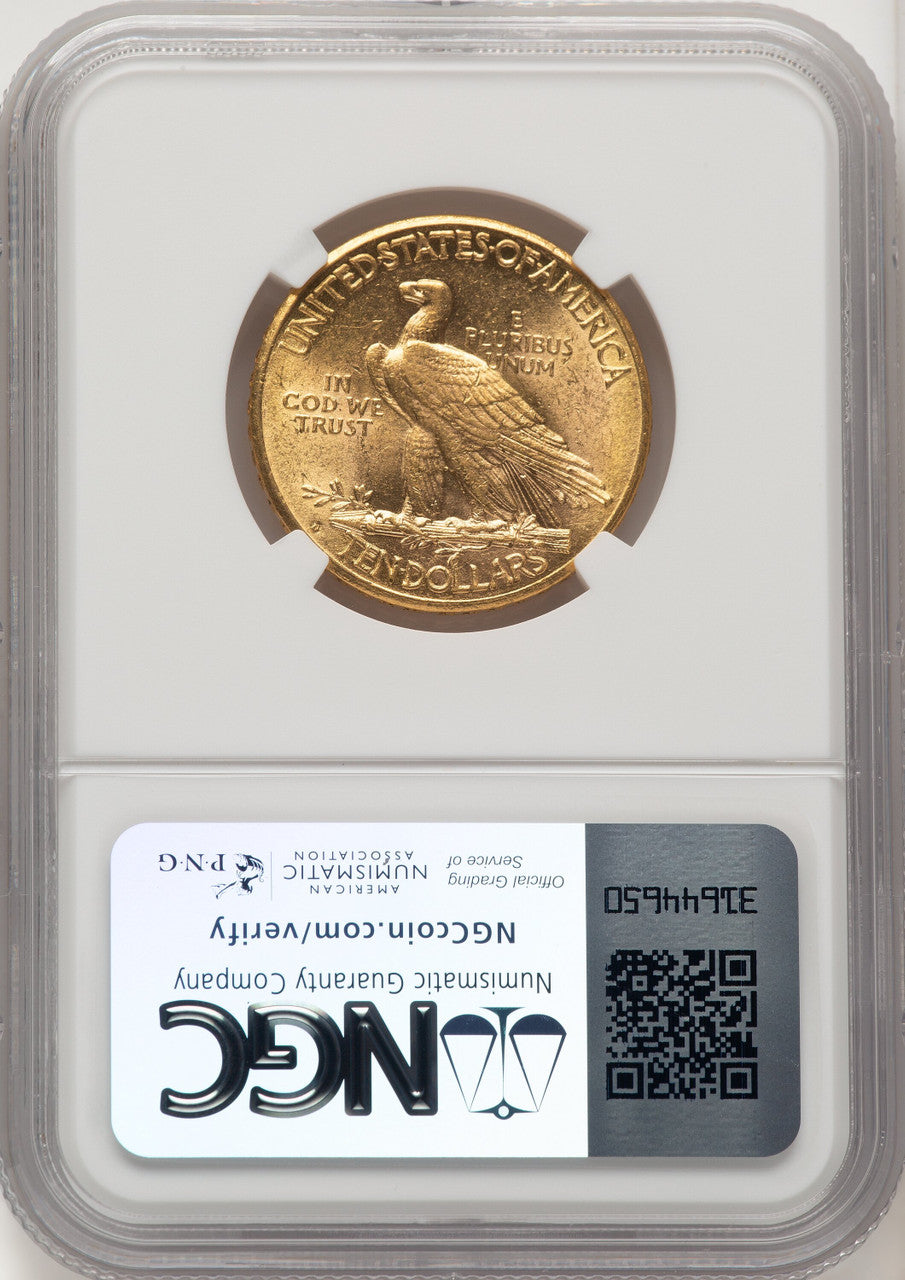 1914-D $10 Indian Eagle NGC MS62 (572274057)