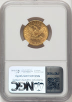 1905-S $5 Liberty Half Eagle NGC MS62