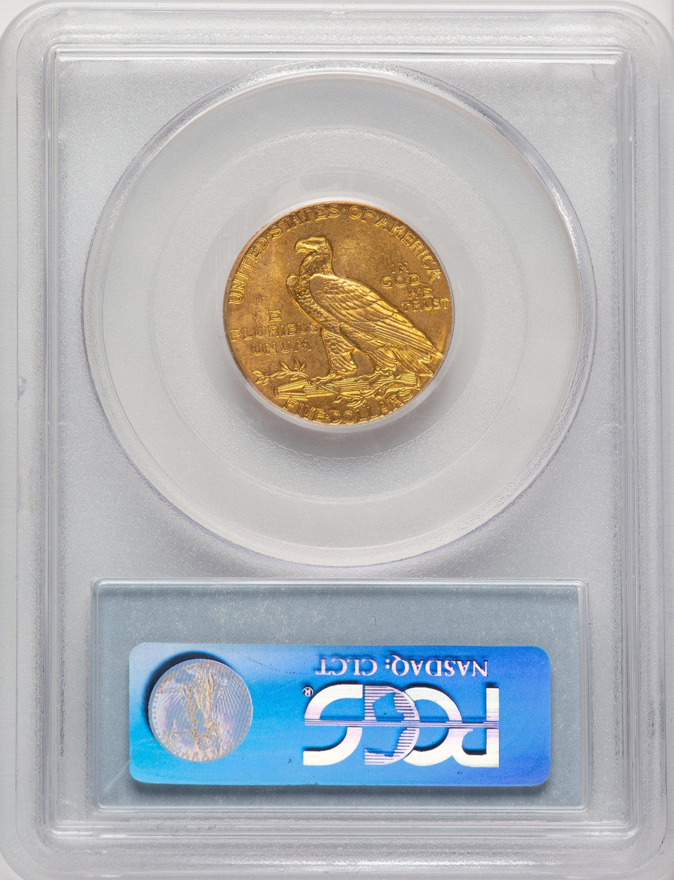 1908 $5 Indian Indian Half Eagle PCGS MS63 (775381028)