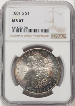 1881-S Morgan Dollar NGC MS67 (775379001)