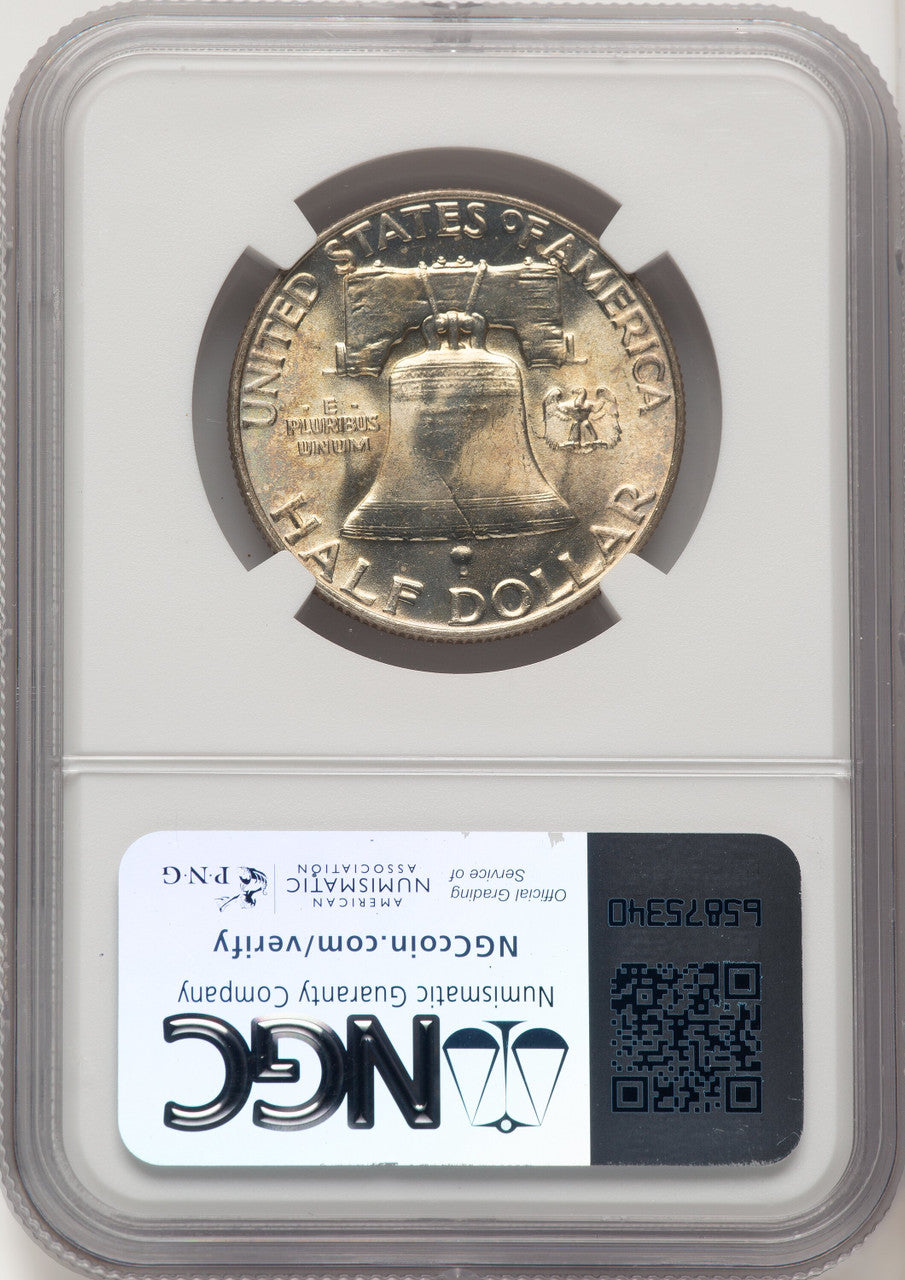 1959 50C FL Franklin Half Dollar NGC MS66