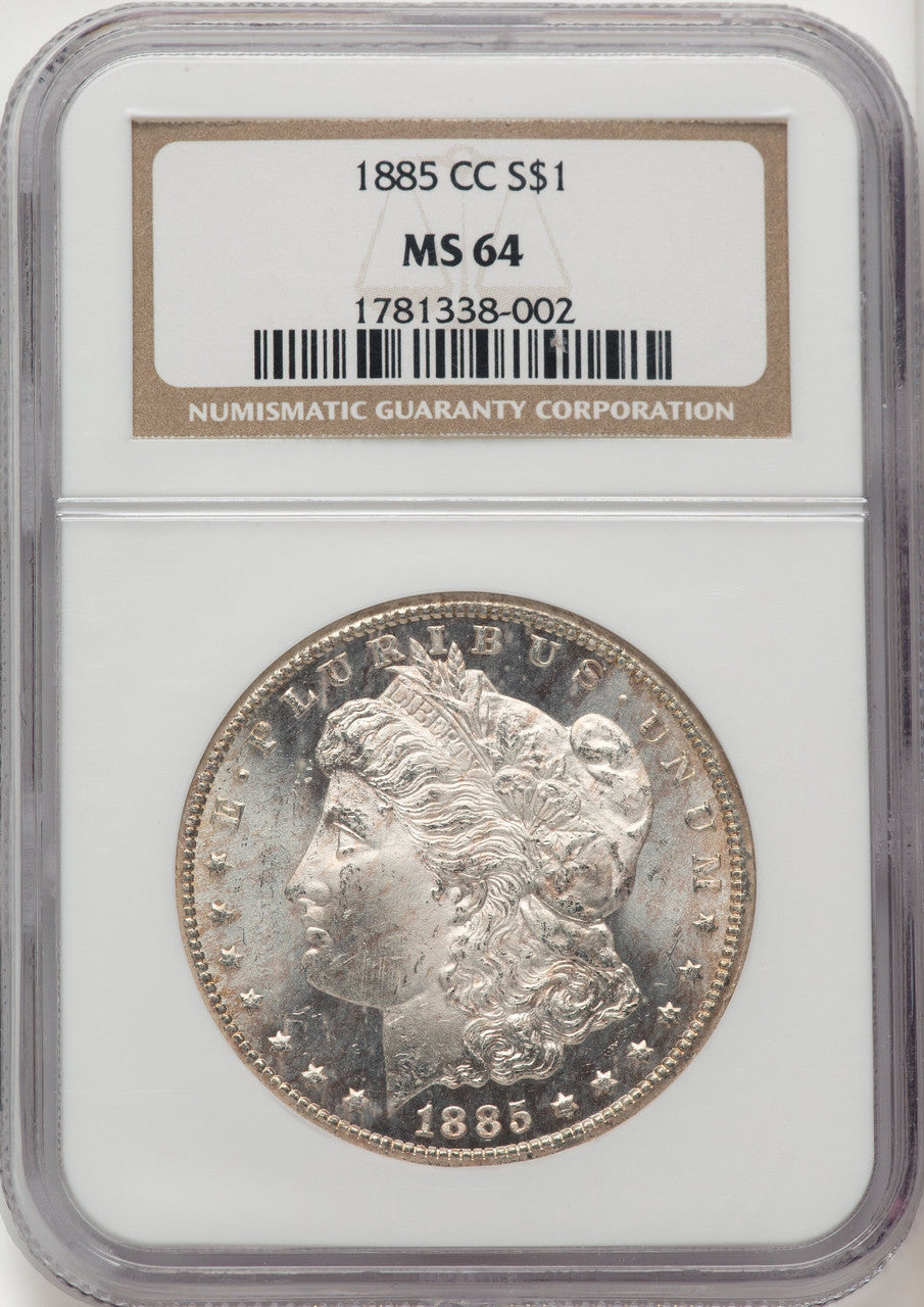 1885-CC Morgan Dollar NGC MS64