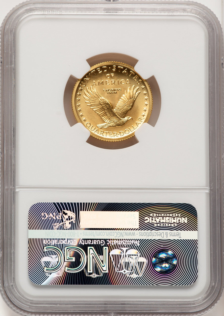 2016-W 25C Standing Liberty 100th Anniversary Gold Centennial 100th Anniversary NGC MS70