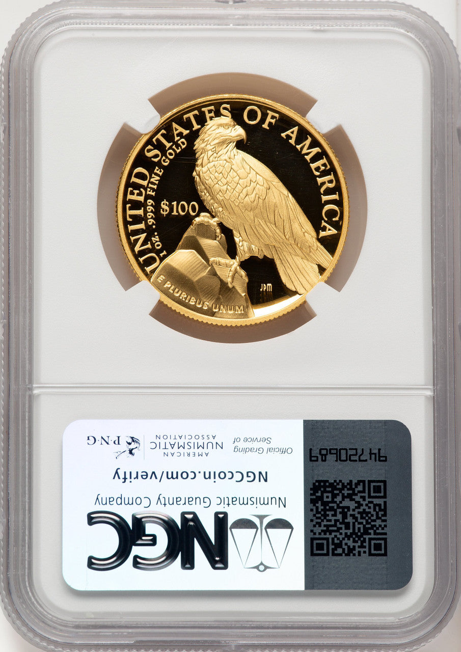 2023-W G$100 American Liberty High Relief Brown Label NGC PF70