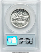 1938-D 50C Oregon CAC Commemorative Silver PCGS MS67