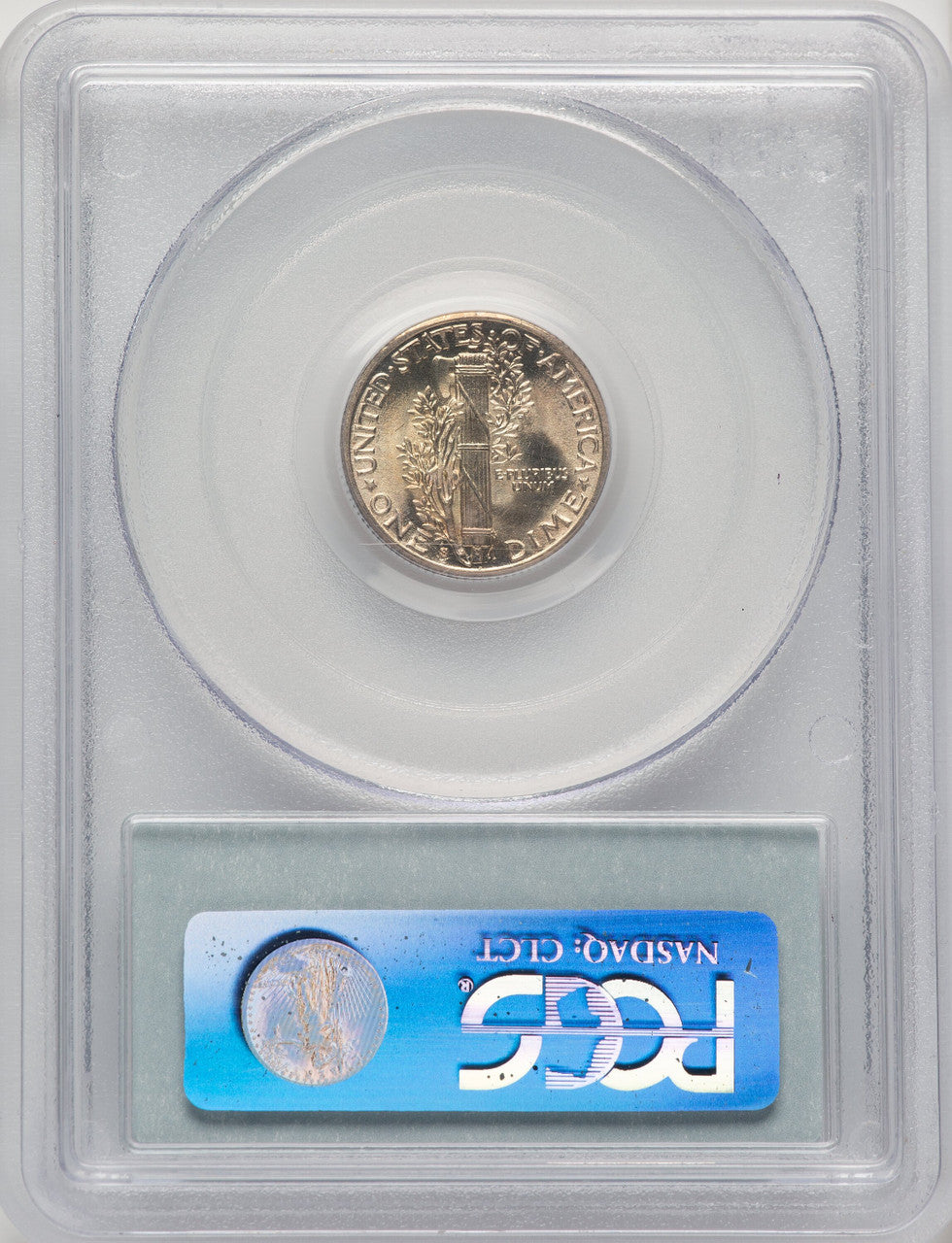 1935-S 10C FB CAC Mercury Dime PCGS MS67