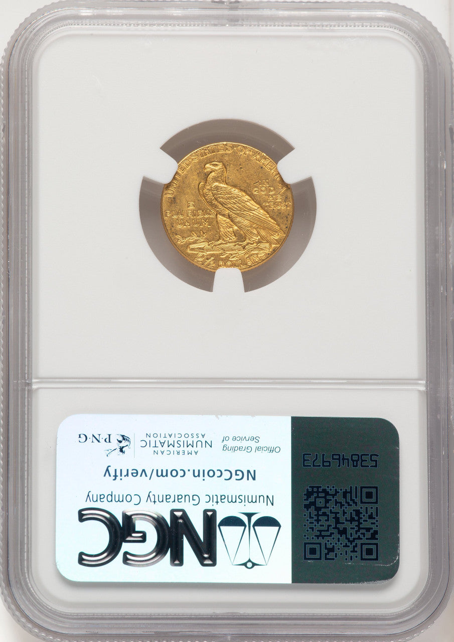 1912 $2.50 Indian Quarter Eagle NGC MS63 (507051044)