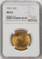 1912 $10 Indian Eagle NGC MS63 (506734067)