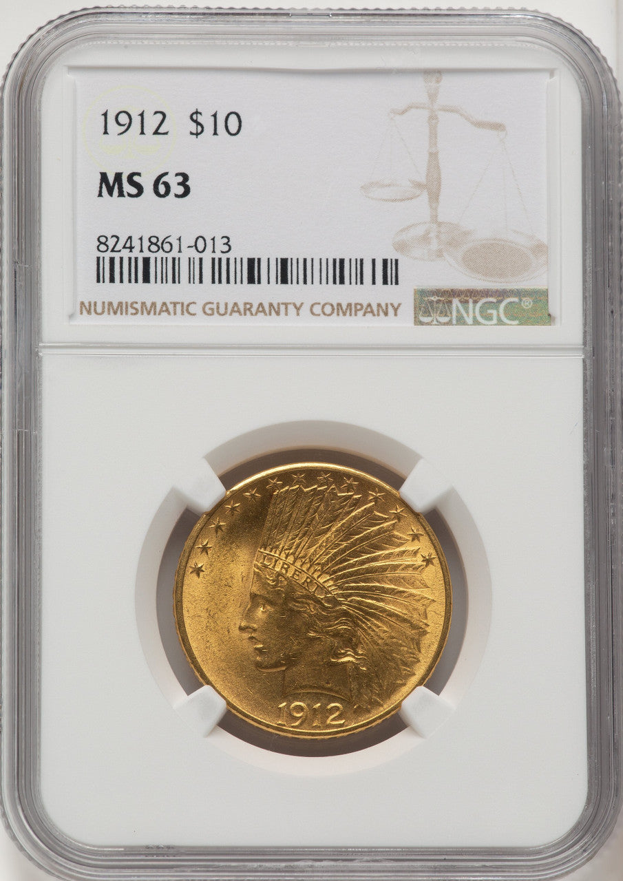 1912 $10 Indian Eagle NGC MS63 (506734067)