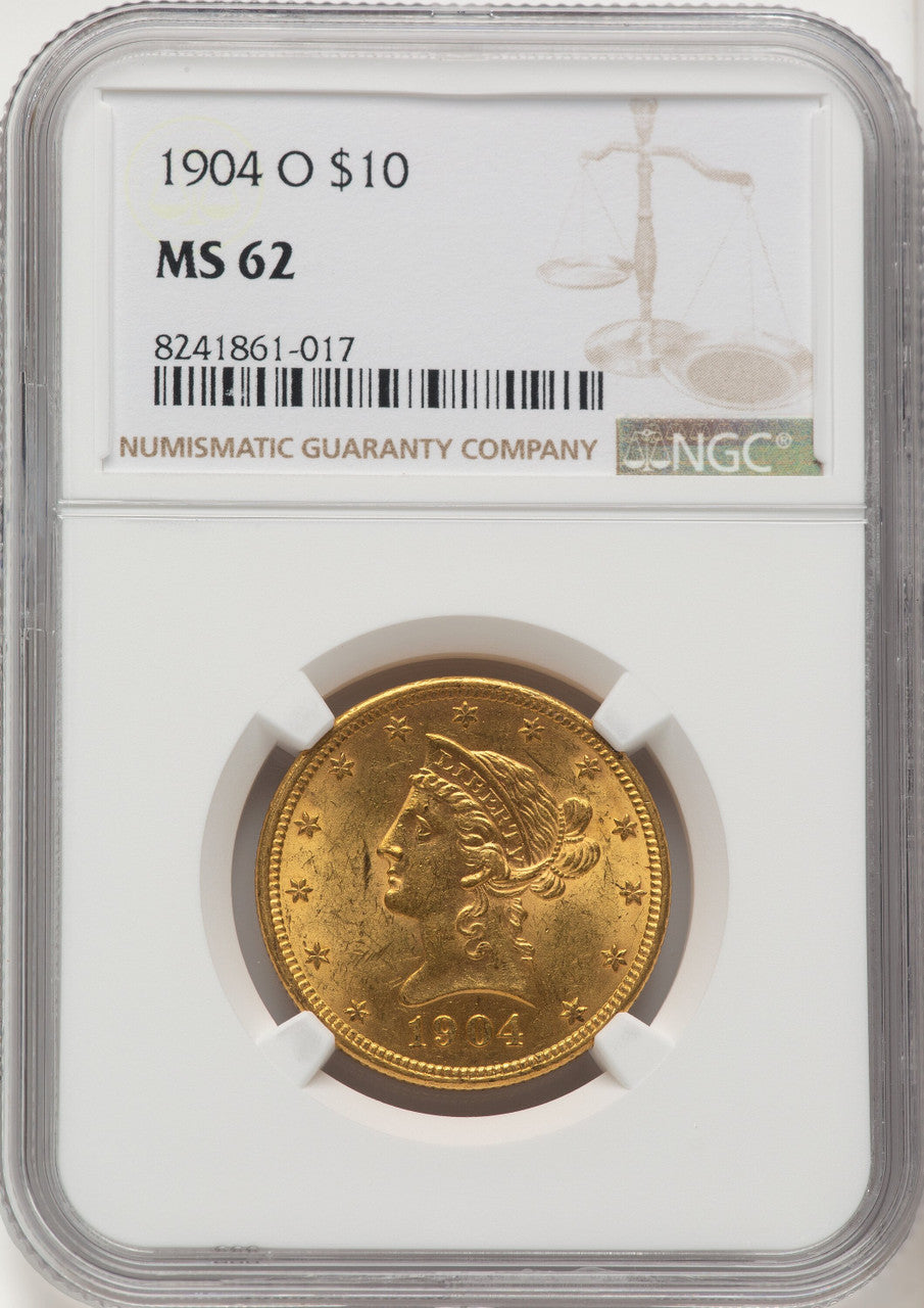 1904-O $10 Liberty Eagle NGC MS62 (506734059)
