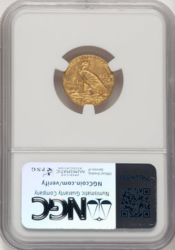 1914 $2.50 Indian Quarter Eagle NGC MS62 (774313009)