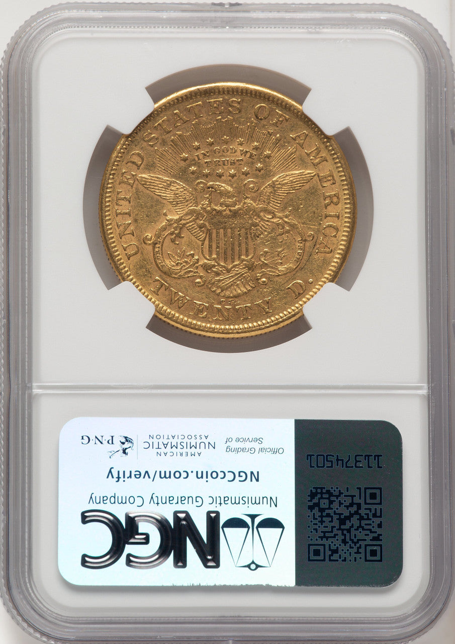 1874-CC $20 Liberty Double Eagle NGC XF45