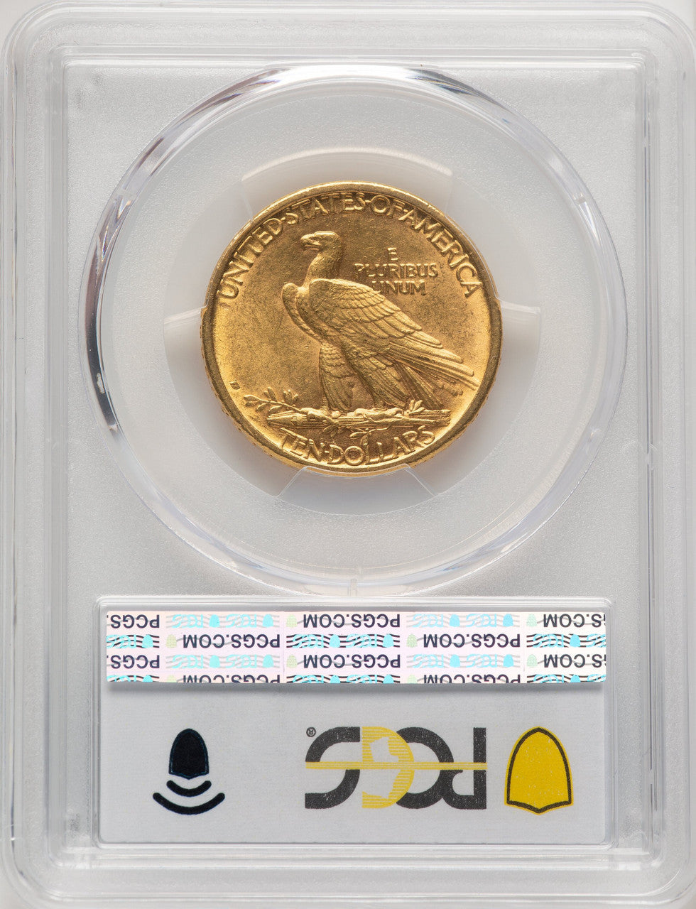 1908-D $10 NO MOTTO Indian Eagle PCGS AU58