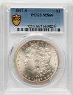 1897-S Morgan Dollar PCGS MS66 (506689002)