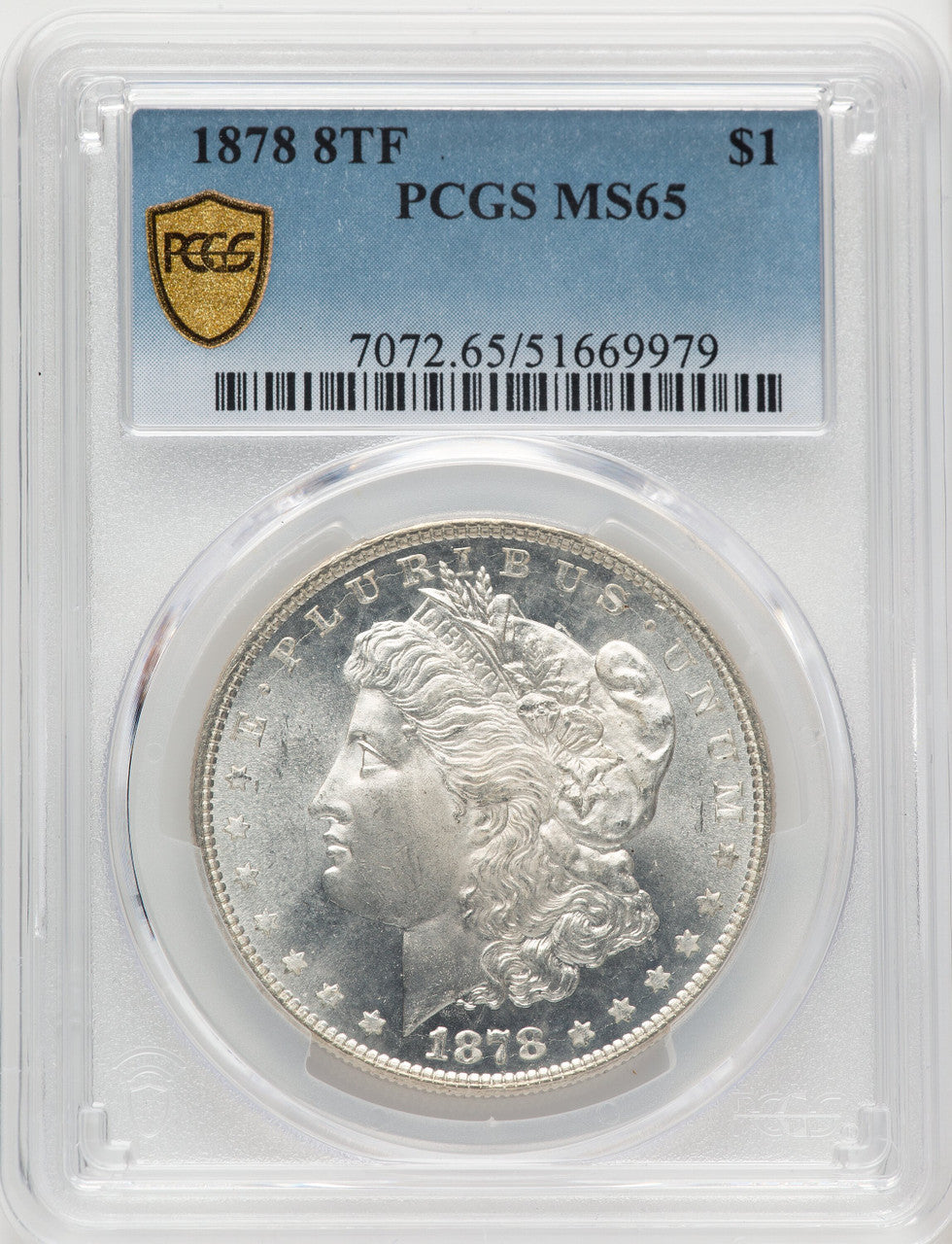1878 8TF Morgan Dollar PCGS MS65 (774262017)