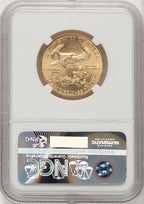 2014 $25 Half-Ounce Gold Eagle NGC MS70 Ed Moy