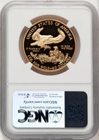 2002-W $50 One-Ounce Gold Eagle Brown Label NGC PF70 (774207003)