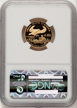 2005-W $10 Quarter-Ounce Gold Eagle Brown Label NGC PF70 (507166106)