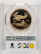 1989-W $50 One-Ounce Gold Eagle Blue Gradient PCGS PR70 (774237001)