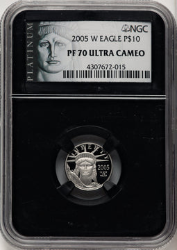 2005-W $10 Tenth-Ounce Platinum NGC PF70 (776134017)