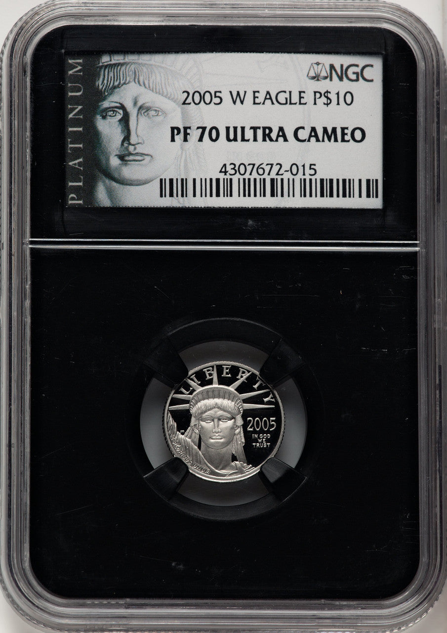 2005-W $10 Tenth-Ounce Platinum NGC PF70 (776134017)