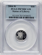 2004-W P$10 Tenth-Ounce Platinum Eagle PCGS PR70 (776134012)