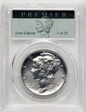 2020-W Palladium Eagle 1 oz Burnished Non Designation PCGS MS70