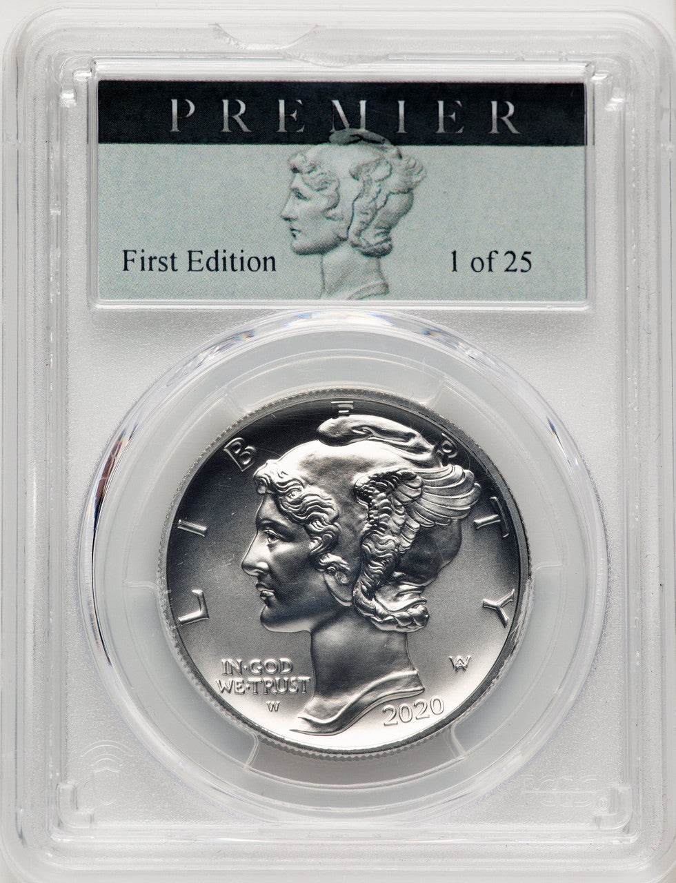 2020-W Palladium Eagle 1 oz Burnished Non Designation PCGS MS70
