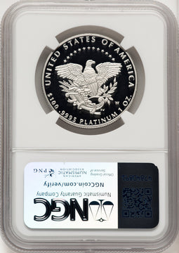 2005-W $100 One-Ounce Platinum Eagle Statue of Liberty Brown Label NGC PF70 (520703044)