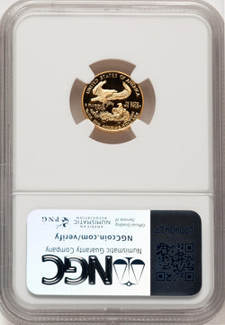 1988-P $5 Tenth-Ounce Gold Eagle Brown Label NGC PF70 (775677007)
