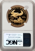 1988-W $50 One-Ounce Gold Eagle Brown Label NGC PF70 (775587008)
