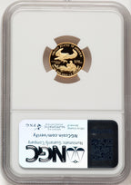 2010-W Gold American Eagle 4-Coin Set Brown Label NGC PF70