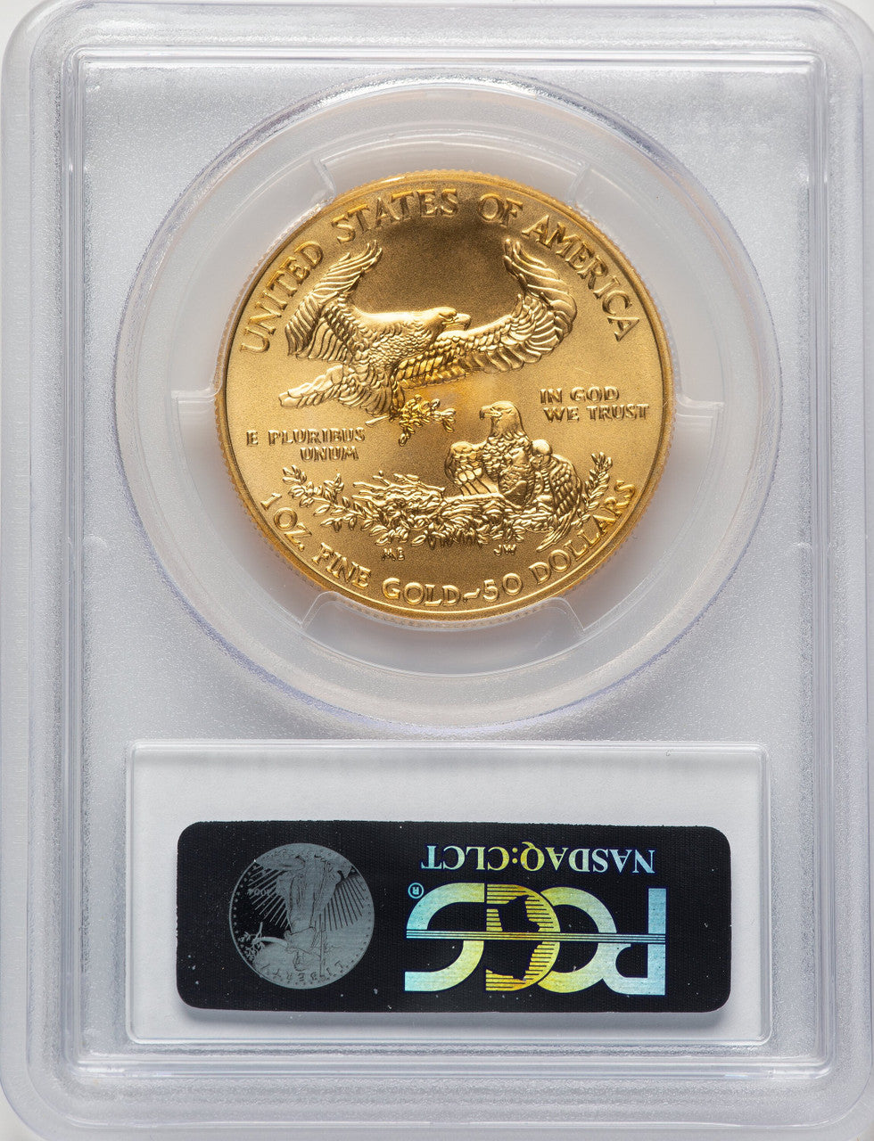 2013-W $50 One-Ounce Gold Eagle Blue Gradient PCGS SP70