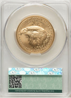2021-W One-Ounce Gold Eagle Type Two Burnished First Delivery CACG MS70