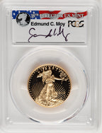 2016-W $25 Half-Ounce Gold Eagle 30th Anniversary First Strike Moy Signature FS PCGS PR70 Ed Moy