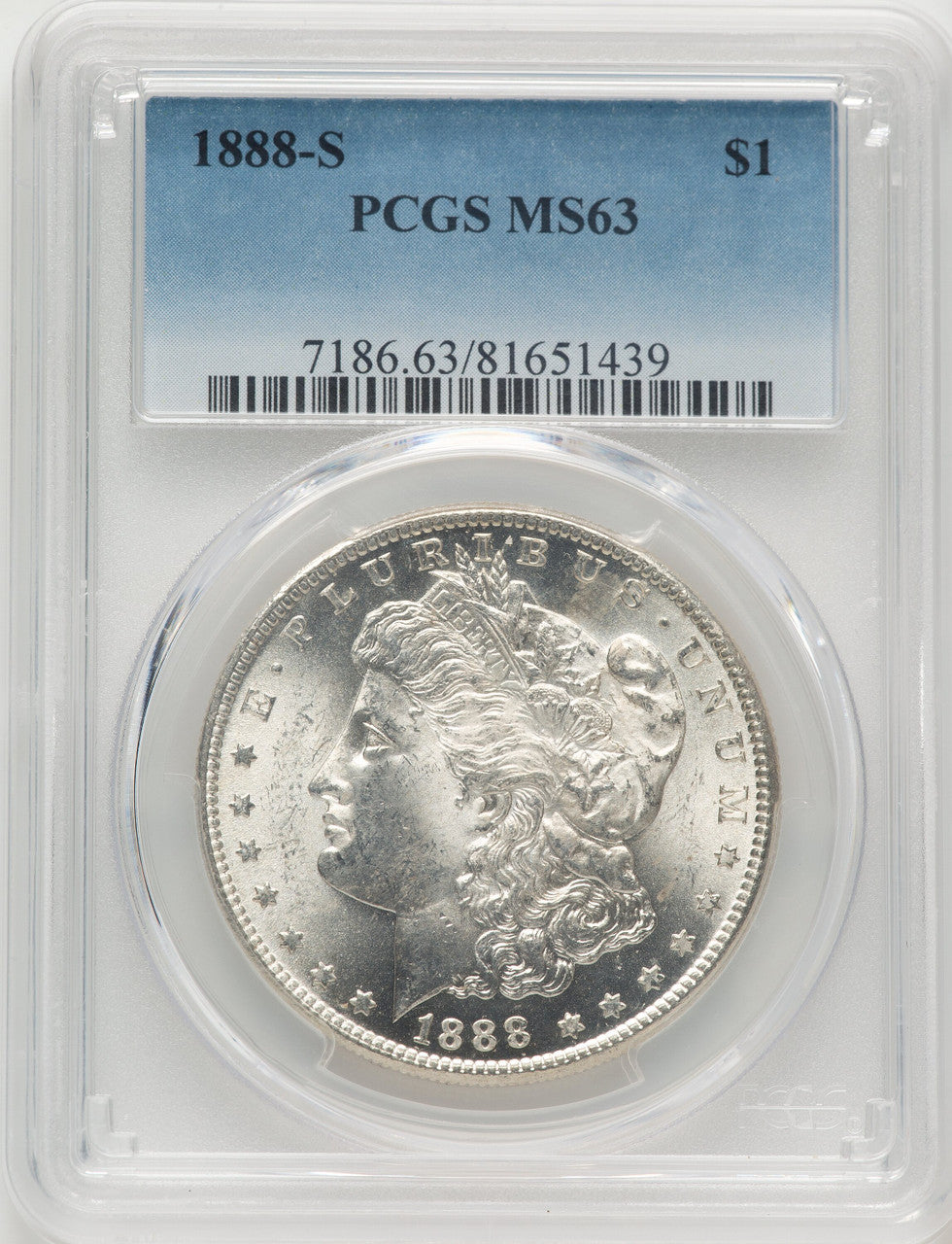 1888-S Morgan Dollar PCGS MS63 (776291021)