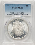1882 Morgan Dollar PCGS MS66 (776273011)