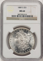 1889-S Morgan Dollar NGC MS64