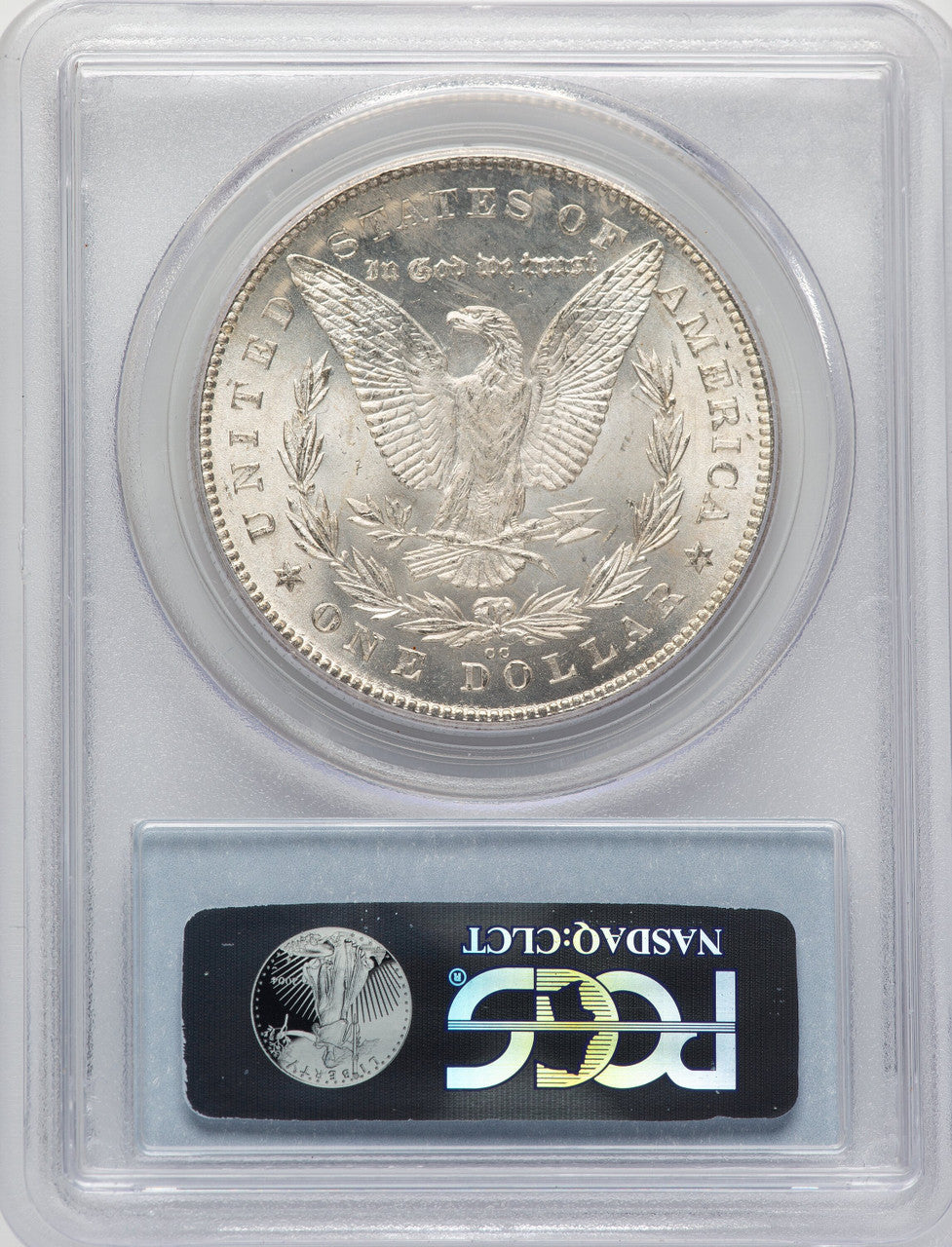 1880-CC 8/7 Reverse of 1878 Morgan Dollar PCGS MS65