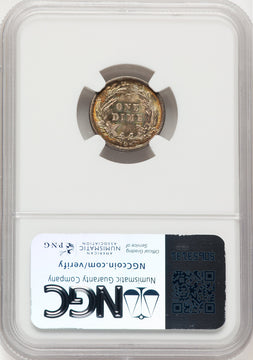 1906-O 10C Barber Dime NGC MS65