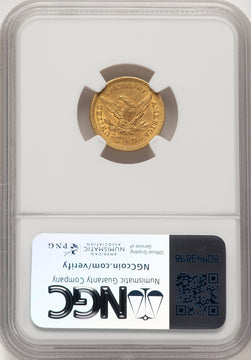 1854 $2.50 Liberty Quarter Eagle NGC AU58 (506841019)